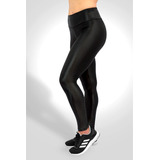 Calça Cirrê Tipo Couro Moda Blogueira Legging Preta Feminina