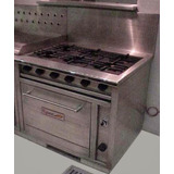 Estufa Marca Epor Modelo 6qh103 Con Horno Acero Inoxidable