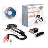 Convertidor Captura Audio Mp3 Usb Compatible C/ Windows/mac