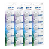 20 Baterias Pilhas Elgin Cr2032 -  4 Cartelas C/ 5 Un