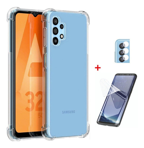 Kit Carcasa Samsung A51 + Lamina Y Cam Hidrogel