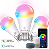 Bombillo Led Wi-fi (inteligente) Compatib Con Google Y Alexa