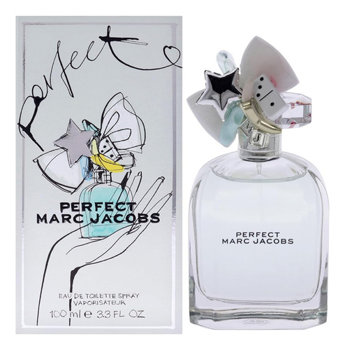 Marc Jacobs Perfect By Marc Jacobs Para Mujer - 3.3 Oz Edt S