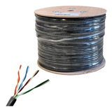 Cable Utp Cat6 23awg 4pr 0.5mm Cca 305m Exterior