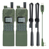 2 Pack Baofeng Ar-152 Ham Radio 10w De Largo Alcance Recarga