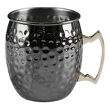 Moscow Mule Taza Vaso Coctel Acero Inox Martillado