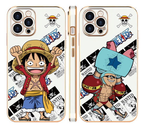 Luffy Franky One Piece Funda Para iPhone Funda 2pcs Opuw33