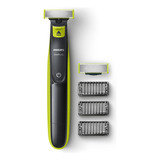 Rasuradora Philips Oneblade Qp2520/30 Verde Lima Y Gris Oscuro 100v/240v