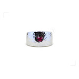 Anillo Rubi Plata De 1ra Ley 925 By Thi Tur® Martelé