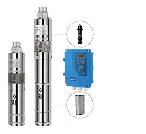 Bomba Helicoidal Solar Sumerg. Handuro 210w 2puLG  C/control