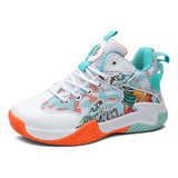 Zapatos De Baloncesto Transpirables Para Niños De Moda 6188