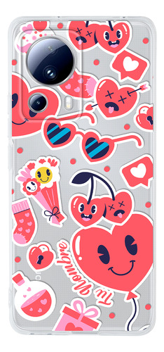 Funda Para Xiaomi San Valentín Stickers Con Tu Nombre