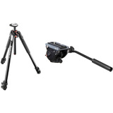 Kit Manfrotto Tripode Mt190xpro3 + Cabezal Mvh500ah Video