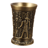 Vaso De Chupito Retro, Copa De Vino Con Ramsés De Bronce