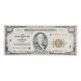 Billete 100 Dólares Estados Unidos 1929 G Chicago Pick 399 E