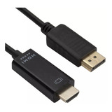 Cable Displayport A Hdmi 4k 2k 1.8 Metros Display Port Hdmi