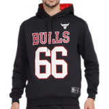 Moletom Nba Fechado Chicago Bulls Preto Original Com Nf-e