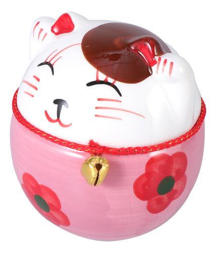 Caja De Caramelos Pink Creative Ceramics Para Gatos, Alcancí