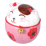 Caja De Caramelos Pink Creative Ceramics Para Gatos, Alcancí