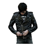 Chaqueta Rocker Slim Negra, Mi Estilo Biker