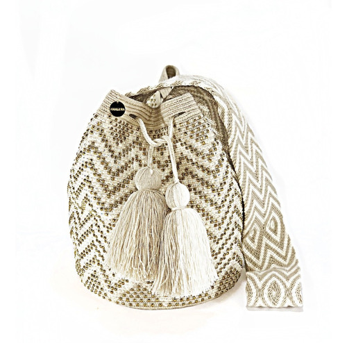 Mochila Wayuu Original Decorada Especial + Obsequio