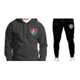 Conjunto Moletom Calça E Blusa Fluminense Otima Qualidade