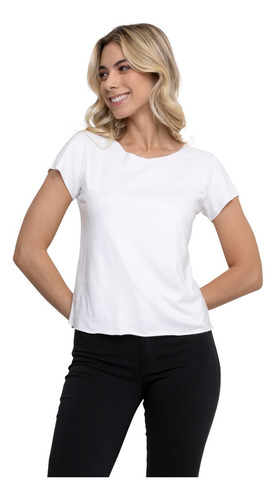 Blusa Blusinha Suede T-shirt Camurça Corte A Laser Modinha