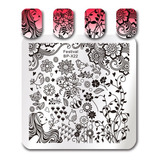 Born Pretty Placa Estampa Uñas Stamping Bp-x22 Festival Flor