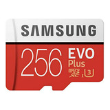 Tarjeta De Memoria Samsung 256gb Micro Sdxc Evo Plus Con Ada