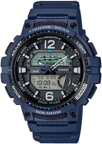 Reloj Casio Wsc 1250 Datos Lunares Modo Pesca Sumergible 100
