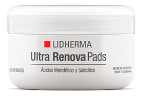 Pads Facial Lidherma Exfoliante Ultra Renova Acido Mandelico