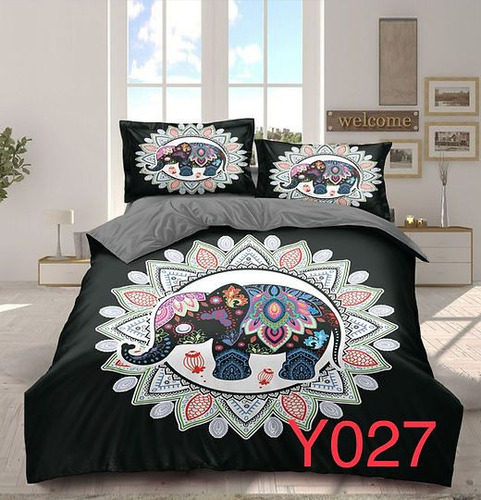 Quilt Cubrecama Verano 2 Plazas - Diseños Mándalas 