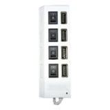 Hub Usb 4 Multi Puertos Usb 2.0 Notebook Pc Cqt-h010