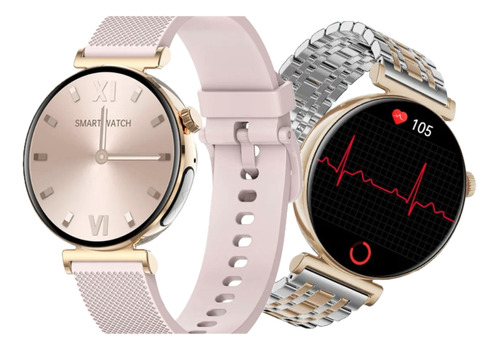 Smartwatch Mujer Salud Precisa Glucosa Ecg Llamada Asist Voz