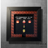 Zelda Nes - Cuadro Diorama 3d -geek Frame-  