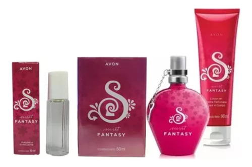 Set De 3pzas Secret Fantasy De Avon