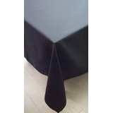 Mantel De Mesa Negro 2,20 Metros