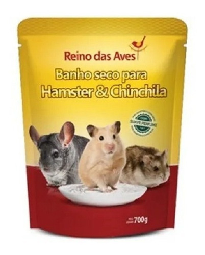 Banho A Seco Roedores Chinchila Hamster 700g Reino Das Aves