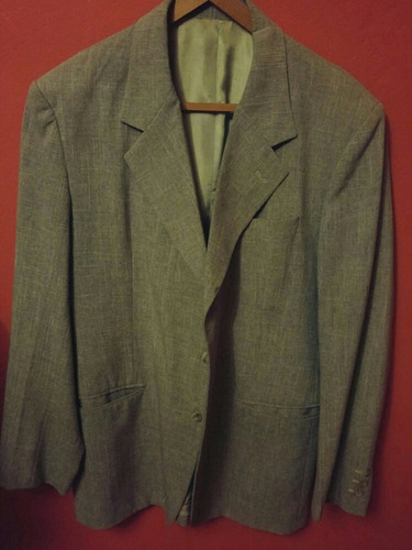 Saco De Vestir Hombre Gris Large.