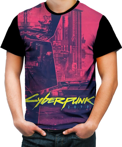 Camisa Camiseta Jogo Cyberpunk 2077 Rpg Futuro Ficção Game 6