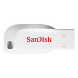 Memoria Sandisk 16gb Usb 2.0 Blanco Blade Z50 Sdcz50c-016g-b