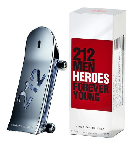 Perfume Hombre Carolina Herrera 212 Men Heroes 90 Ml Edt 