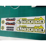 Kit Stickers Suzuki Kingquad 750 Contra Agua No Decoloran