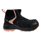 Bota De Seguridad Industrial Para Mujer Caribu 349 Rosa