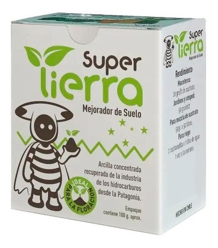 Super Tierra Arcilla + Zeolita 100 Grs Mejorador De Suelo