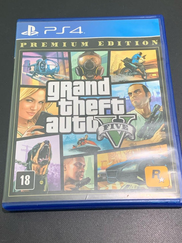 Jogo Gta 5 Grand Theft Auto V Ps4 + Mapa Legendas Português