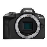 Câmera Fotográfica Canon Eos R50 Apenas Corpo Preto
