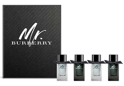 Set 4 Piezas Mr. Burberry Nuevo, Original!!