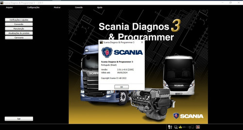 Pacote Scania: Sdp3 2.51.1 + Multi 05 2020 + Xcom 2.30 Sops