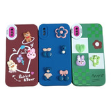 Funda Para iPhone X Xs Silicona Animada 